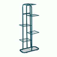 Helloshop26 - Étagère à plantes escalier moderne 107 x 44 x 24 cm support stable en acier noir 13_0010804 - noir métal 3000245426495