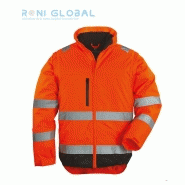 Veste de sécurité haute visibilité 2 en 1 - Anti-froid et anti-pluie thermique - Polyester enduit polyuréthane - 4 poches - Class 2 - Hi-Way Coverguard_0