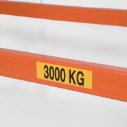 Indicateur de charge pour l'identification de la charge maximale admissible sur le rack Indicateur de charge pour l'identification de la charge maximale admissible sur le rack