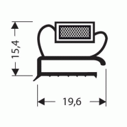 Joint pvc plat aimante pour meubles frigos jpf-104_0