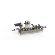 Lystop 4 - étiqueteuse et sertisseuse automatique pour bouteilles de vin. Lystop 4 - étiqueteuse et sertisseuse automatique pour bouteilles de vin.