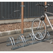 Crochet de suspension mural 1 vélo + antivol - Mottez B865V
