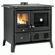 NORDICA cuisinière à bois sans bouilleur gardenia.16aciernoiranthr - gardenia.16aciernoiranthr