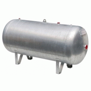 Réservoir d'air comprimé - acier galvanisé horizontal - air energie - 100 à 500 l - 888 x 469 mm