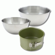 Set pâtisserie avec moule à panettone 18 cm, 2 bols à mixer et spatule Zenker - multi-matériau 3176239936896