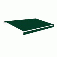 WASABI Toile pour store de 3x2 Verte Polyester 280 gr/m2 – Protection UV – Toile enroulable 283x200cm - Pièce de rechange pour stores terrasse et