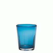 Zafferano Set 6 Verres Tumbler Série Bei Bleu Nuit, Verre Teinté dans la Masse Soufflé à la Bouche, Fabrication Artisanale à la Main Volante Qual Zafferano Set 6 Verres Tumbler Série Bei Bleu Nuit, Verre Teinté dans la Masse Soufflé à la Bouche, Fabrication Artisanale à la Main Volante Qual