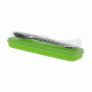 Boite plastique avcec Set couverts réutilisables - Boite plastique avcec Set couverts réutilisables -