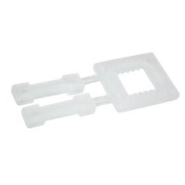 Boucle autobloquante en plastique pour feuillard polypropylène - Largeur 13 mm - 1000 boucles / colis Boucle autobloquante en plastique pour feuillard polypropylène - Largeur 13 mm - 1000 boucles / colis