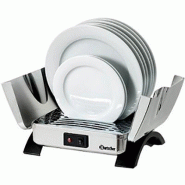 Chauffe-assiettes à poser - capacité 12 assiettes - acier inoxydable - 65°C - 300W Chauffe-assiettes à poser - capacité 12 assiettes - acier inoxydable - 65°C - 300W