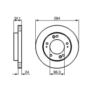 Disque de frein Bosch 0986479020 - ventilé de l'intérieur - boîte de 2 - côté avant - 5 trous Disque de frein Bosch 0986479020 - ventilé de l'intérieur - boîte de 2 - côté avant - 5 trous