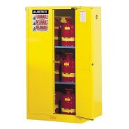 Ju600 - armoire de sécurité pour produits inflammables - delahaye - capacité 227 l