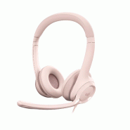 Logitech H390 Casque Avec fil Arceau Bureau/Centre d'appels USB Type-A Rose_0