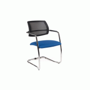Siège salle de réunion dossier résille - bleu-k20,noire Siège salle de réunion dossier résille - bleu-k20,noire