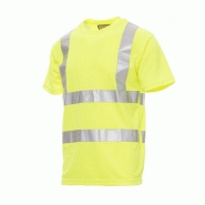 T-shirt homme avec bandes réfléchissantes haute visibilité avenue fluo - tshirtavh000342-0028-01006j