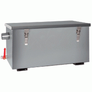 WALPOL KBS Séparateur de graisse mobile 44 litres Espace de séparation des graisses 730x413x409 mm Couvercle de levage - 21060002