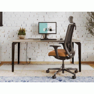 Bureau individuel Elite - design pas cher - made in France - 120/140/160/160 x 80 cm - Plateau mélaminé 25mm Bureau individuel Elite - design pas cher - made in France - 120/140/160/160 x 80 cm - Plateau mélaminé 25mm