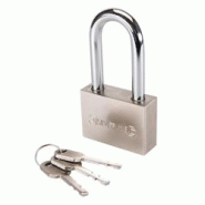 Cadenas à Anse Longue 60 mm – Sécurisé, Résistant aux Intempéries – Protection Optimale pour Vos Biens - Silverline - gris 5060012965280 Cadenas à Anse Longue 60 mm – Sécurisé, Résistant aux Intempéries – Protection Optimale pour Vos Biens - Silverline - gris 5060012965280