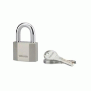Cadenas à clé Octo, acier, chantier, anse acier, 50mm, 3 clés - THIRARD - gris 3150260900538 Cadenas à clé Octo, acier, chantier, anse acier, 50mm, 3 clés - THIRARD - gris 3150260900538