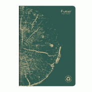 Calligraphe Lot de 5 Cahier Forever Premium A4, 96p./48 feuilles 90 g/m² piquées, ligné, coloris vert sapin - 3210336846617