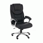 CLP Fauteuil de bureau Texas en similicuir Noir - noir polyester 1013101 CLP Fauteuil de bureau Texas en similicuir Noir - noir polyester 1013101