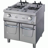 Cuiseur à pâtes gaz sur placard fermé - gamme 900 - 40 + 40 l (CAP9G80) l800mm AFI collin-lucy