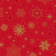 DUNI - Serviette ouate 40x40cm 4 plis Stargazing Rouge 6x50 = 300 pièces - rouge papier 211538