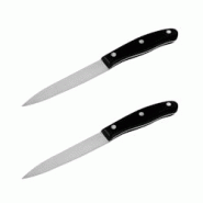 Ensemble de 2 Couteaux d'office universel 22 cm Nirosta Fit - 3176239932591 Ensemble de 2 Couteaux d'office universel 22 cm Nirosta Fit - 3176239932591