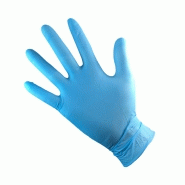 Gant nitrile non poudré bleu 4,0gr 240mm - bte de 100 - ap - 200001074