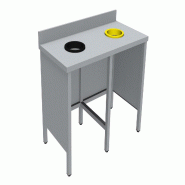 ITALCONCEPT L2G Meuble De Tri Inox 304, Sans Porte, Sans, 900 x 1200 x 600mm - 3616350140418_0