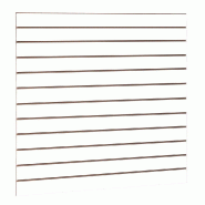 Panneau rainuré R10 - L120xP120cm - épaisseur 18mm - blanc 9003