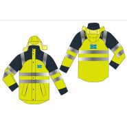 Parka - veste de securite de travail impermeable