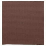 Serviette ouate double point 2 plis 1/4 40X40 cm marron- par 50
