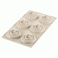 SILIKOMART Moule 6 Mini-Tartes Twist - 3Design - 035-1126176