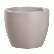 WellHome - Pot de fleurs modèle « Collection Ordesa » Ø50cm coloris ciment - gris plastique WH13444
