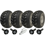 22x11.00-8 Open Centre P308 ATV Trailer Kit Wheels Axles Hitch Capacity 620kg 22x11.00-8 Open Centre P308 ATV Trailer Kit Wheels Axles Hitch Capacity 620kg