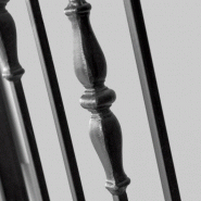 Garde-corps Balcon et Rampe Bague - Main courante haute et lisse basse - Barreaudage carré_1