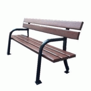 Banc public en plastique eco design marine Banc public en plastique eco design marine