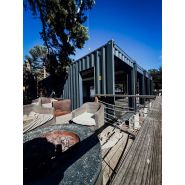 Container espace évènement 40 pieds pratique et esthétique adapté à vos projets