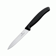 Couteau d'office pointu 10cm noir | Victorinox - CX743