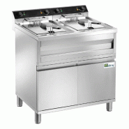 Friteuse sur coffre électrique avec vidange - 2 x 9 l (FR996CT) AFI collin-lucy
