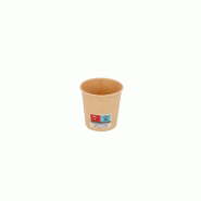 Gobelets en carton pour boissons chaudes 120ml Kraft 50un - 6611067