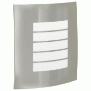 Helloshop26 - Applique murale extérieure résistante aux intempéries moderne jardin 23 x 9 x 26 cm en acier inoxydable argenté 02_0056515 - argent�