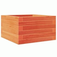 Helloshop26 - Jardinière bac lit surélevé plantes fleurs terrasse jardin cire 40 x 40 x 23 cm bois de pin massif marron 02_0038451 - 3000217677320 Helloshop26 - Jardinière bac lit surélevé plantes fleurs terrasse jardin cire 40 x 40 x 23 cm bois de pin massif marron 02_0038451 - 3000217677320