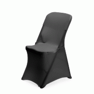 Housse de chaise pliante, HENDI, 810965 & 910989, Noir, 540x440x(H)840mm - 816370