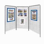 Lot de trois grilles d'exposition Lot de trois grilles d'exposition