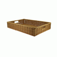 Manne rectangle polypropylène Rustica 60x40 - Manne rectangle polypropylène Rustica 60x40 -