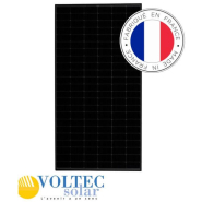 Panneau solaire 375w 24v half-cut full black monocristallin voltec solar