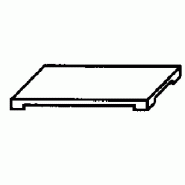 Plaque grillades lisse pour 1 brûleur - 65PL1F Plaque grillades lisse pour 1 brûleur - 65PL1F