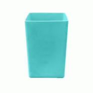 PLAST'UP ROTOMOULAGE Pot de fleur carré suerte 109l - MENTHEFRAICHE - bleu plastique 0750122560608